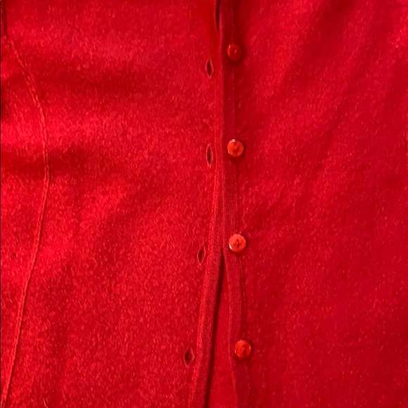 Vtg Pendleton Trendy Red Wool Sweater Size L - Picture 3 of 4